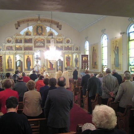 Photo of Fr. Michael's retirement service