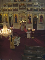 Photo of service before educational session