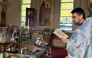 Photos from the start of the Dormition fast