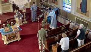 Photos from the Dormition service