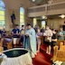 Photo from the baptism service. Apologies for the not-especially-descriptive alt-text for this album. There's much chaos right now, and I'm not sure anyone ever sees the alt text anyway (if you see it, send a note to webmaster@stmichaeloca.org, and say hey! Will come back in the next few weeks or so to add more proper descriptions. Best wishes, and thanks for your understanding!